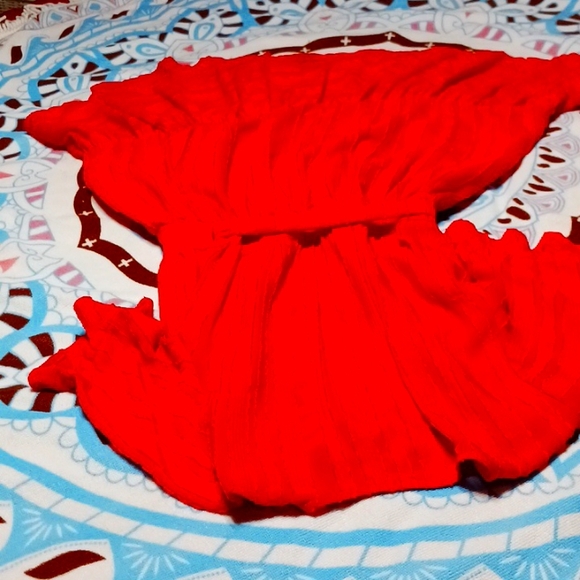 BEAUTIFUL HELLO MOLLY  MINI DRESS SLEEVES. COLOR RED, SIZE SMALL - Picture 2 of 7